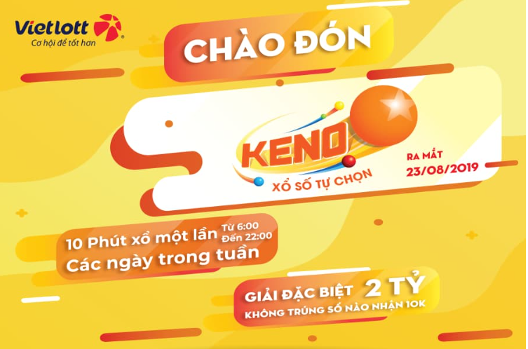 Mua vé keno trên ví điện tử